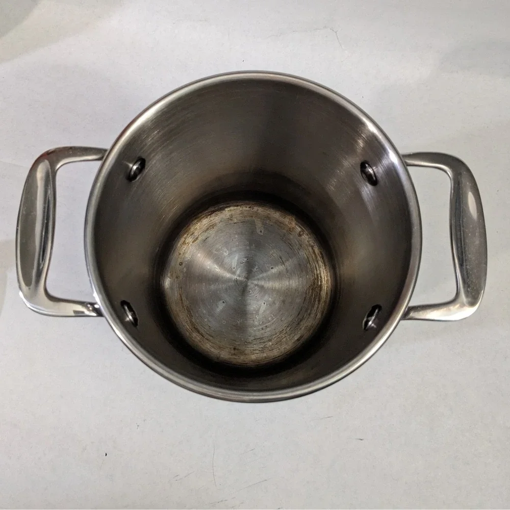 Crate & Barrel Stainless Steel Asparagus Steamer Pot with Basket and Glass Lid